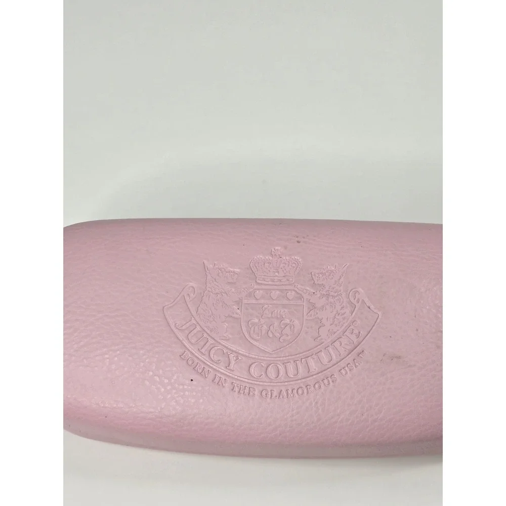 Juicy Couture Authentic Pink Sunglass Empty Eyeglasses Hard‎ Case